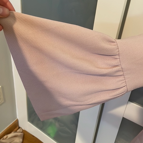 Lucy Paris light pink/purple bell sleeve blazer - Picture 3 of 8